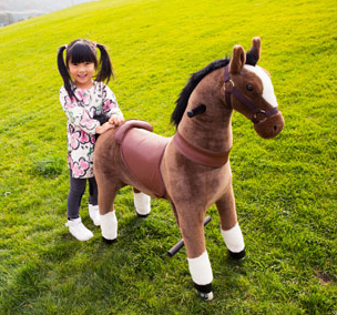 Giddy Up 'N Go Pony - Black