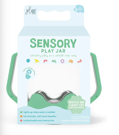 Glo Pals Teal Sensory Jar