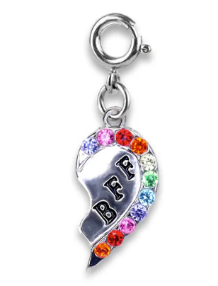 Silver Bff Broken Heart