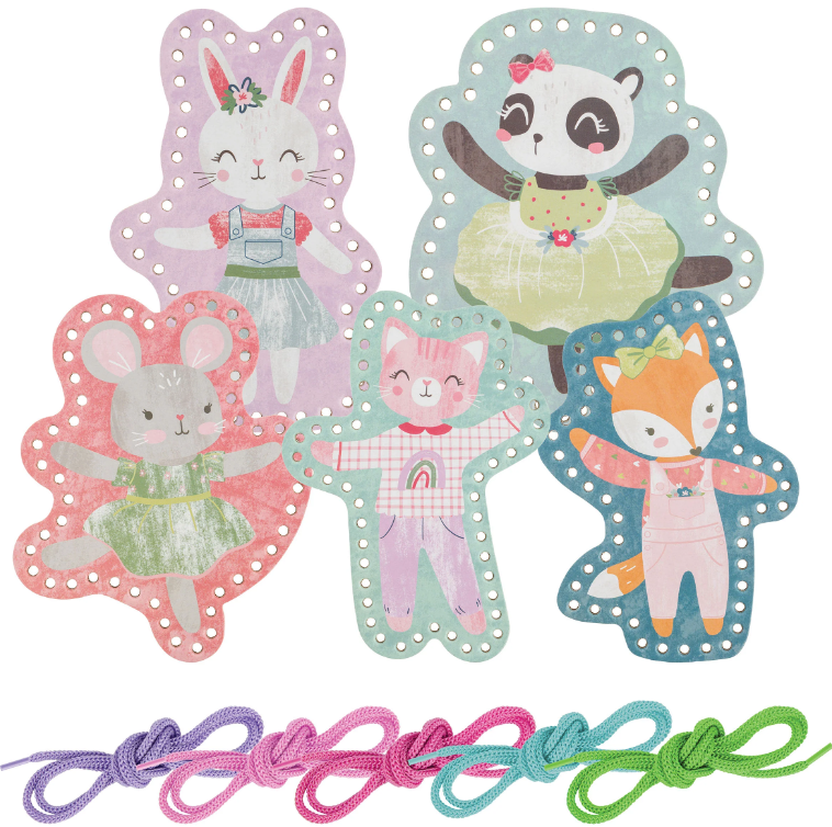 Lacing Cards Fancy Friends