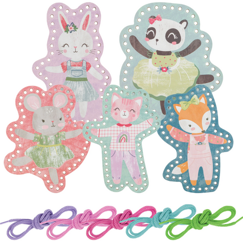 Lacing Cards Fancy Friends