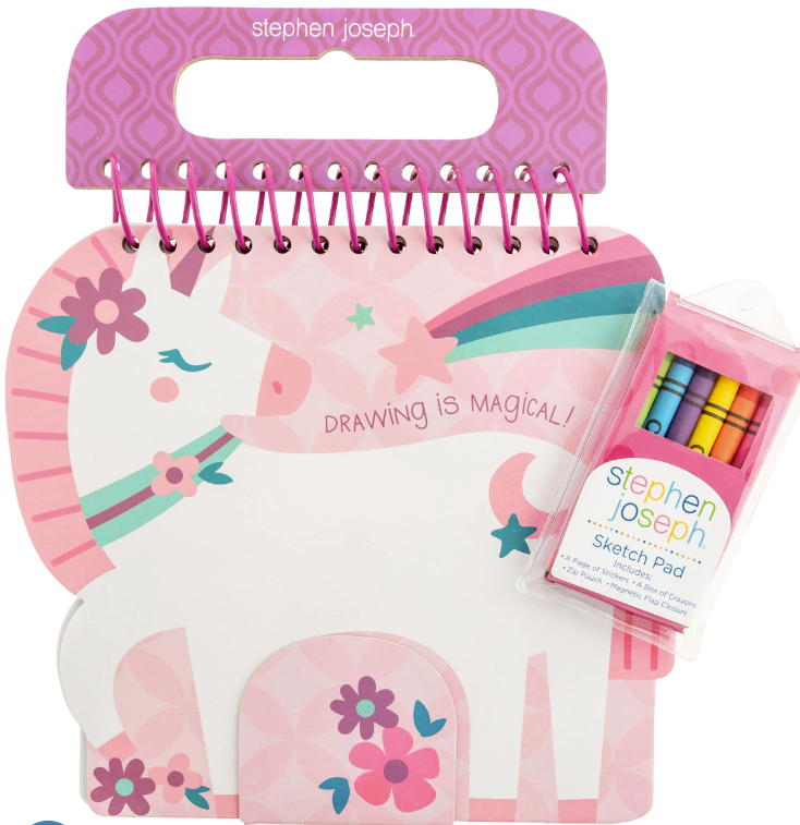 Shaped Sketch Pad Unicorn