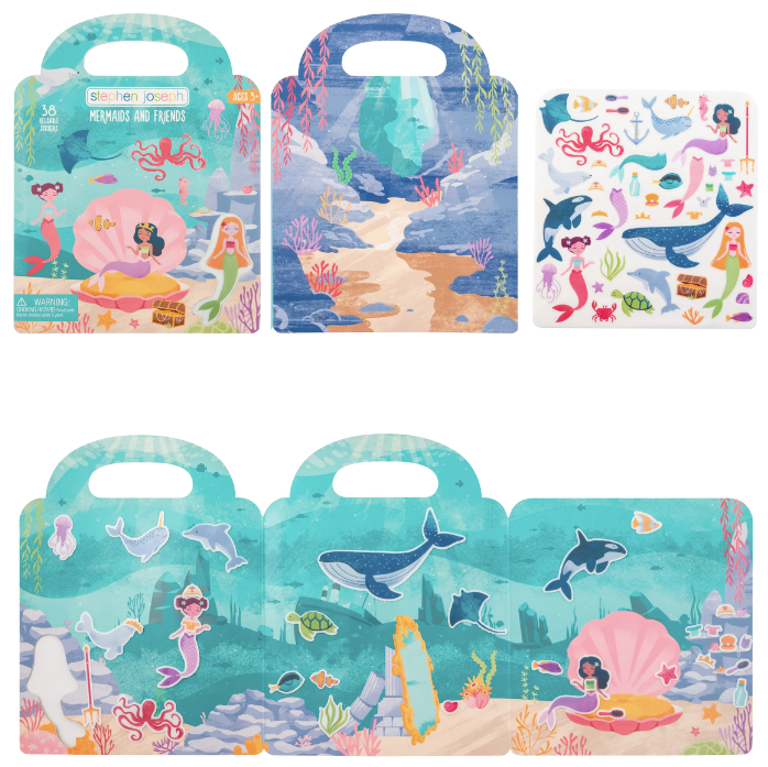 Reusable Sticker Book Mermaid