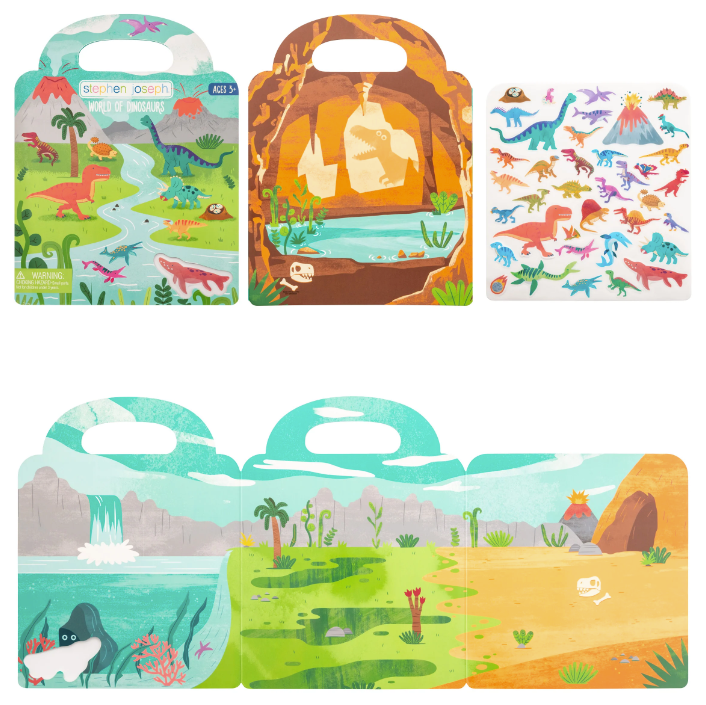 Reusable Sticker Book Dino