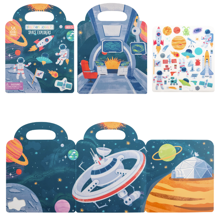 Reusable Sticker Book Space