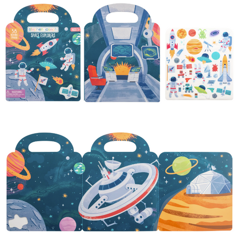 Reusable Sticker Book Space