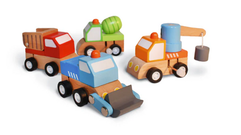Wind Up Construction Trucks