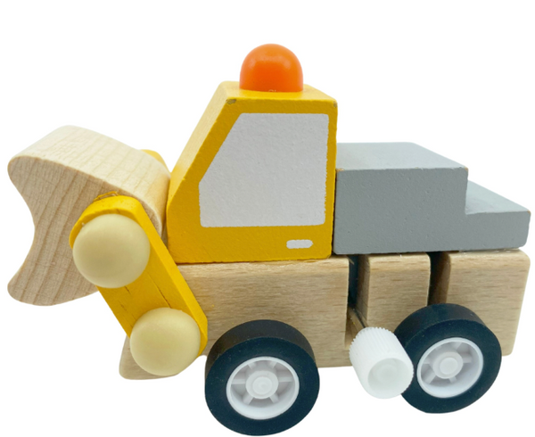 Wooden Clockwork Constr. Vehicles