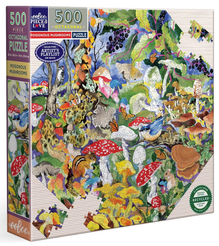 Poisonous Mushrooms 500pc Oct