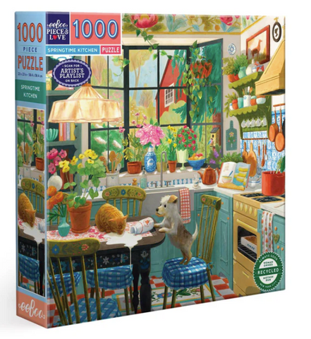Springtime Kitchen 1000pc Sq