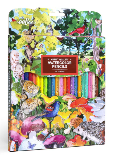 Mushroom Watercolor Pencils 24