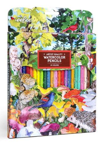 Mushroom Watercolor Pencils 24