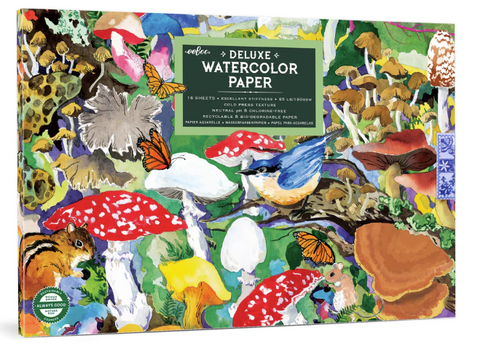 Mushroom Watercolor Pad
