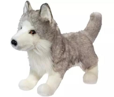Shadow White Wolf 16"