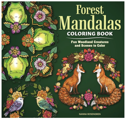 Forest Mandalas Coloring Book