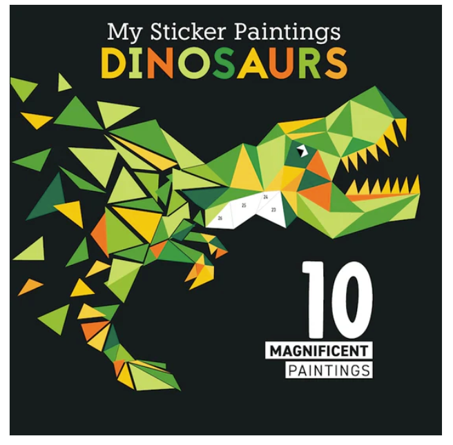 My Sticker Paintings: Dinosaurs
