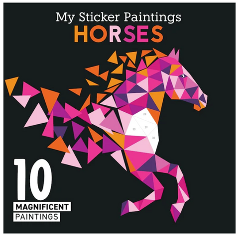 My Sticker Paintings: Horses