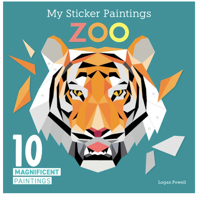 My Sticker Paintings: Zoo