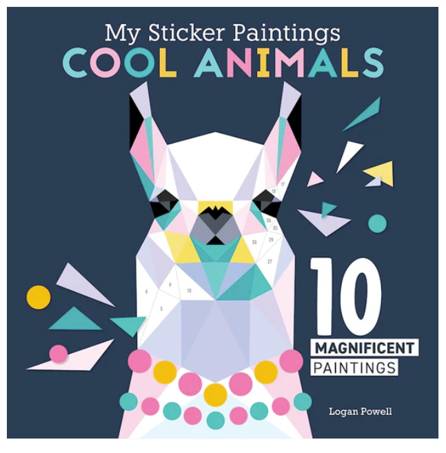My Sticker Paintings: Cool Animals
