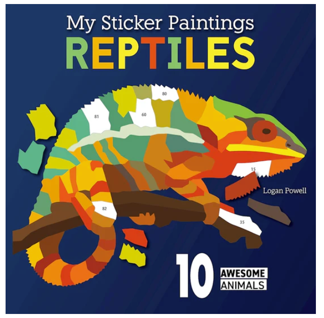 My Sticker Paintings: Reptiles