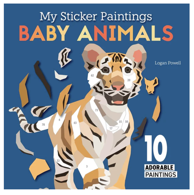 My Sticker Paintings: Baby Animals