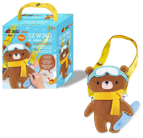 Sewing My Animal-Snowboard Bear