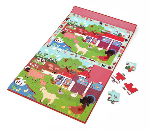 Magnetic Farm Puzzle 48pc
