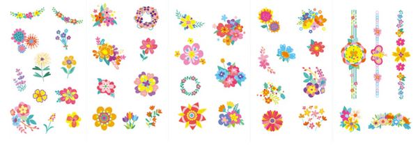 Nail Stickers & Tattoos - Flower