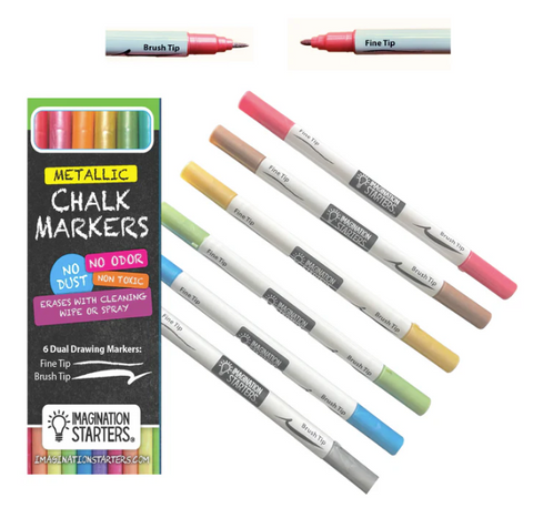Metallic Chalk Markers Set-6