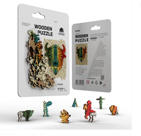 Shaped Puzzle 40 pc - Bison