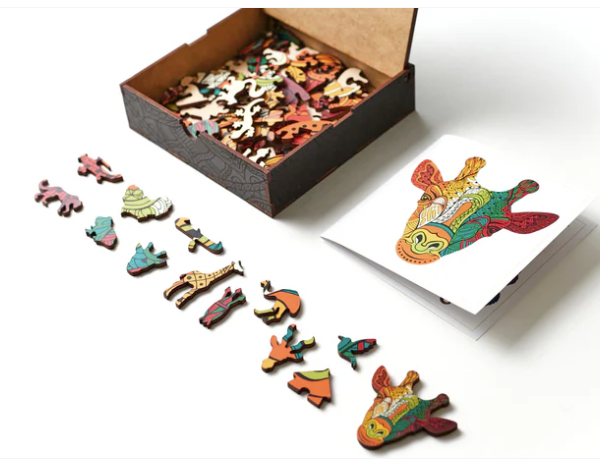 Shaped Puzzle 70 pc - Giraffe