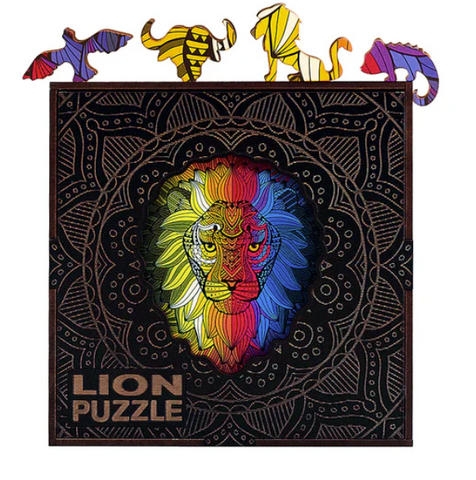 Shaped Puzzle 70 pc - Lion