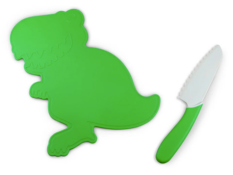 Dinosaur Cutting Board & Knife Set