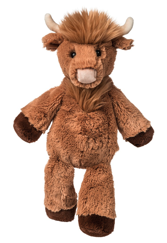 Marshmallow Hagrid Highland Cow-13″
