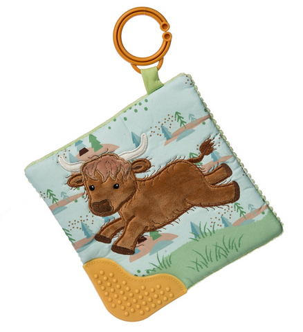Hetty Highland Cow Crinkle Teether