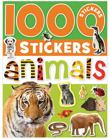 1000 Stickers Animals