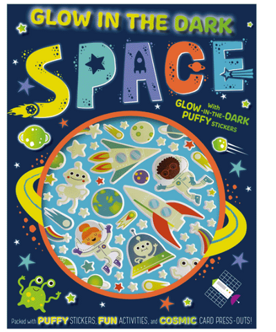 Glow in the Dark Space Activity Bk
