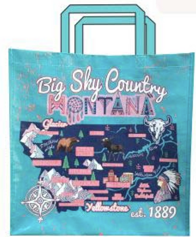 Mt Artistic Map Tote Bag