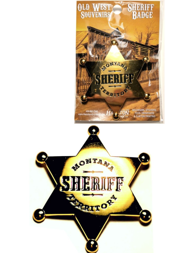Montana Territory Sheriff Badge