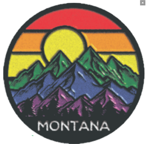 MT Rainbow Mtns Circle Patch
