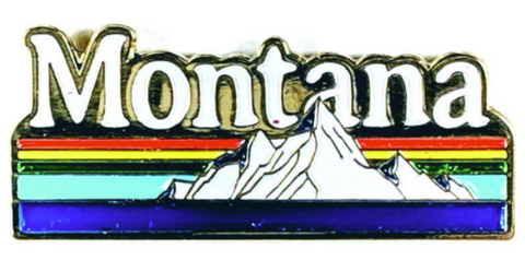 MT Rainbow Mountains Pin