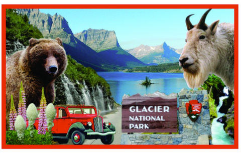 GNP Collage Die cut Magnet