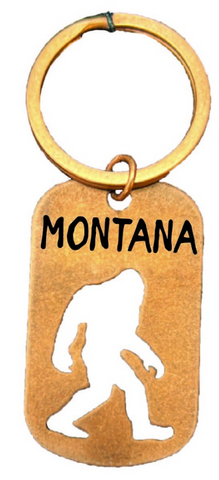 MT Bigfoot Copper Key Ring