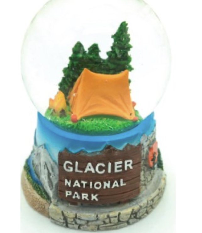GNP Tent/Camping Small Snowglobe