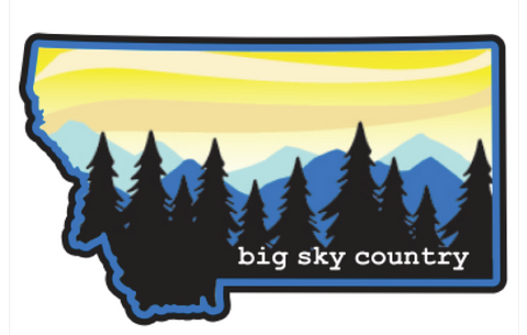 MT State Shape Magnet