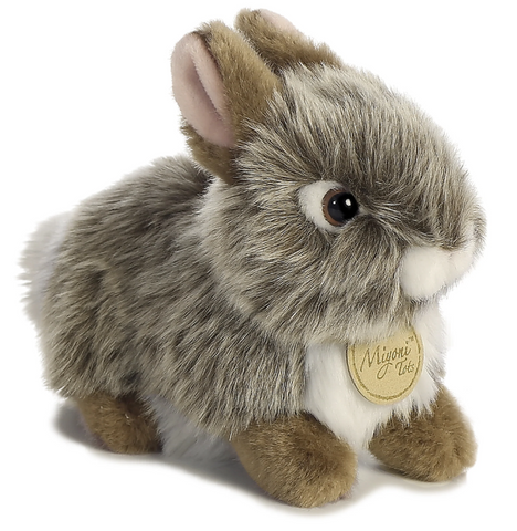 7" Baby Bunny Grey
