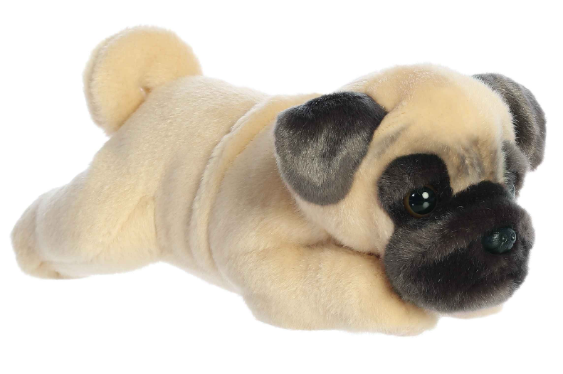 11" Pug Lifelike