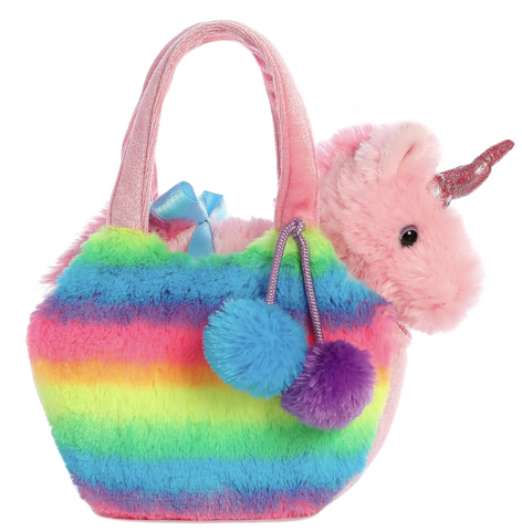 7" Rainbow Unicorn Bag