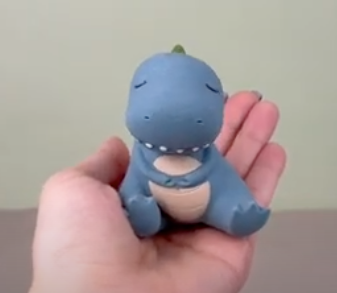 Marshmallow T-Rex Squeeze