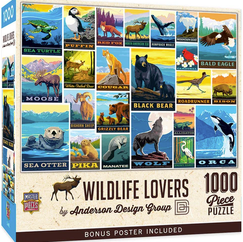 Wildlife Lovers 1000 pc